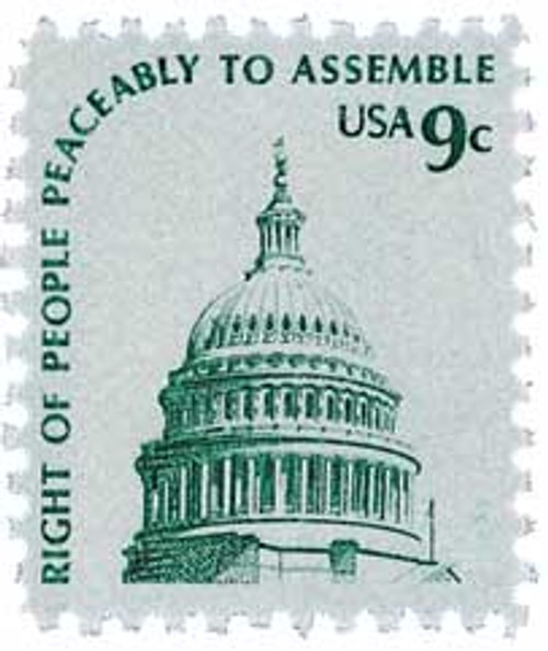1591  - 1975 9c Americana Series: Capitol Dome, gray