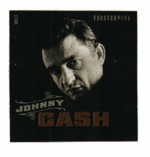 4789a  - 2013 First-Class Forever Stamp - Imperforate Music Icons Series: Johnny Cash