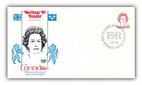 6A593A  - 1973 10c Queen Elizabeth II