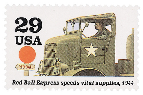 2838h  - 1994 29c WWII: Red Ball Express Speeds Vital Supplies