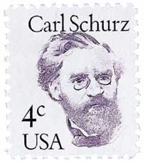 1847  - 1983 4c Great Americans: Carl Schurz