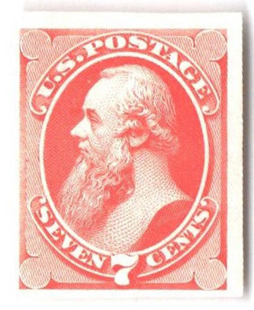 149P3  - 1870-71 7c vermilion, plate on India