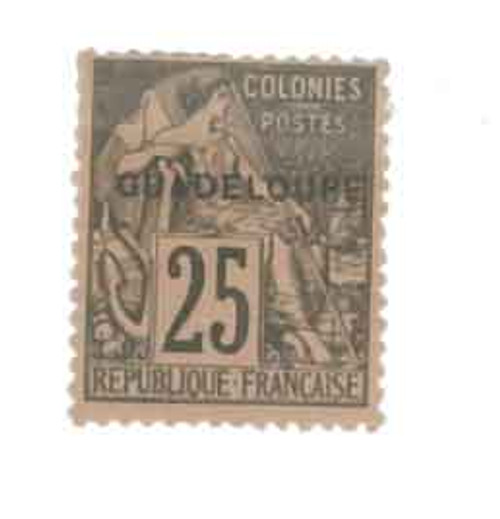 19e  - 1891 Guadeloupe