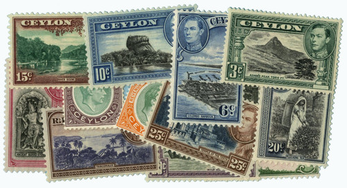278-89A  - 1938-52 Ceylon