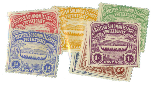 1-7 - 1907 Solomon Islands