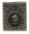 RO158b  - 1871-77 1c Proprietary Match Stamp - Richardson Match Co, black, silk paper