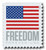 5787  - 2023 First-Class Forever Stamp - US Flags (BCA Pane)