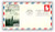 UC25 FDC - 1956 6c Air Post Envelope, red