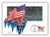 M91-21 FDC - 1991 29c Flag with Olympic Rings