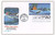 UX241 FDC - 1996 20c Winter Farm Scene Postal Card FDC