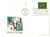 UX360 FDC - 2000 20c Green Holiday Deer PC FDC