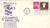 U547 FDC - 1965 1 1/4c Stamped Envelopes and Wrappers - brown