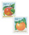 3493-94 FDC - 2001 34c Apple and Orange, self-adhesive booklet stamps