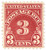 J72 PB - 1930 3c Postage Due Stamp - carmine