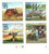 2434-37 PB - 1989 25c Traditional Mail Delivery