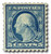 428 PB - 1914 5c Washington, blue, single line watermark