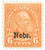 675 PB - 1929 6c Garfield, red orange, Kansas-Nebraska overprints