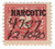 RJA34  - 1919 2c Narcotic Stamp, carmine rose