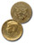 MCN058  - JFK 50c Gold Plated Coin with Imperfections