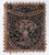 RO82c  - 1877-78 1c Proprietary Match Stamp - Excelsior Match Co, black, pink paper