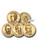 MCN112  - 2011 $1.00 US President Coins, Philadelphia Mint set of 4