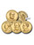 MCN114  - 2013 $1.00 US President Coins, Philadelphia Mint set of 4