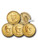 MCN115  - 2014 $1.00 US President Coins, Denver Mint set of 4