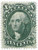 35  - 1859 10c Washington, green, type V