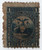 RO134d  - 1878-83 1c Proprietary Match Stamp - National Match Co, blue, watermark 191R