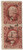 R2b  - 1862-71 1c US Internal Revenue Stamp - Playing Cards, part perf, red