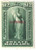 PR75SD  - 1879 $12 Newspaper & Periodical Stamp - type D "Specimen" overprint, yellow green