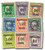 K1//15  - 1919 Shanghai Overprints, 9 stamps