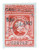 R728  -  1958 $500 Carmine, Revenue, Double Line Watermark, Perf 12