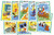 MDS243A  - 1984 Disney Celebrates the UN World Communications Year, Mint, Set of 9 Stamps, Bhutan