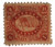 RO23a  - 1862-71 1c Proprietary Match Stamp - Bauer & Beudel, orange, old paper