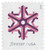 5034  - 2015 First-Class Forever Stamp - Geometric Snowflakes: Pink