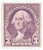 722  - 1932 3c Washington, deep violet, horizontal perf 10