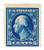 355  - 1909 5c Washington, blue, perf 12 vertical