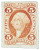 R27a  - 1862-71 5c US Internal Revenue Stamp - Inland Exchange. imperf, red