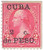 CU222A  - 1899 2c on 2c Cuba - Washington, type IV, reddish carmine