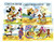 MDS248A  -  1984 Disney Friends Celebrate Easter, Mint, Set of 4 Stamps, Caicos Islands