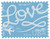 5155  - 2017 First-Class Forever Stamp - Love Series: Airplane Skywriting "Love"