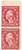 540a  - 1919 2c Washington, Vertical Pair, Imperforate Horizontally