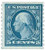 458  - 1916 5c Washington, blue, vertical perf 10