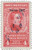 R476  - 1947 $4 US Internal Revenue Stamp - watermark, perf 11, carmine