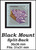 MM2146  - 36x36mm 30 Black Split-Back Mounts