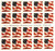 3623a  - 2002 37c Flag, non-denom, USPS rd stripe