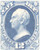 O41P1  - 1873 12c Official Mail Stamp - ultramarine, navy