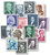 1278/1305E  - Complete Set of 30, 1965-81 Prominent Americans Series, including coils