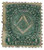 RO106c  - 1877-78 Charles S. Hale, 1c green, pink paper